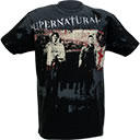 Supernatural Cemetery Adult Black T-Shirt